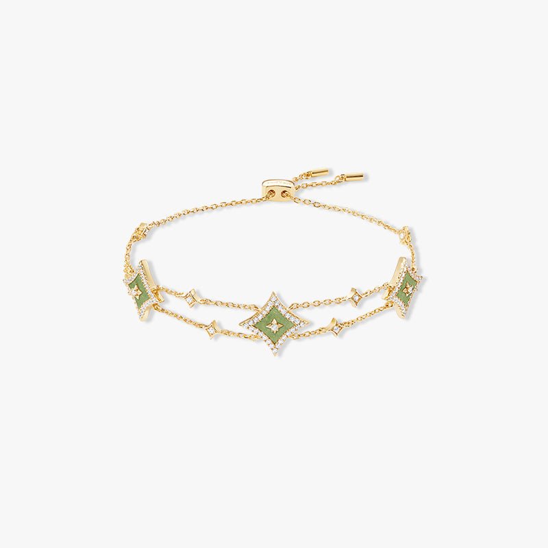 Bracciale Stellato Avventurina Verde